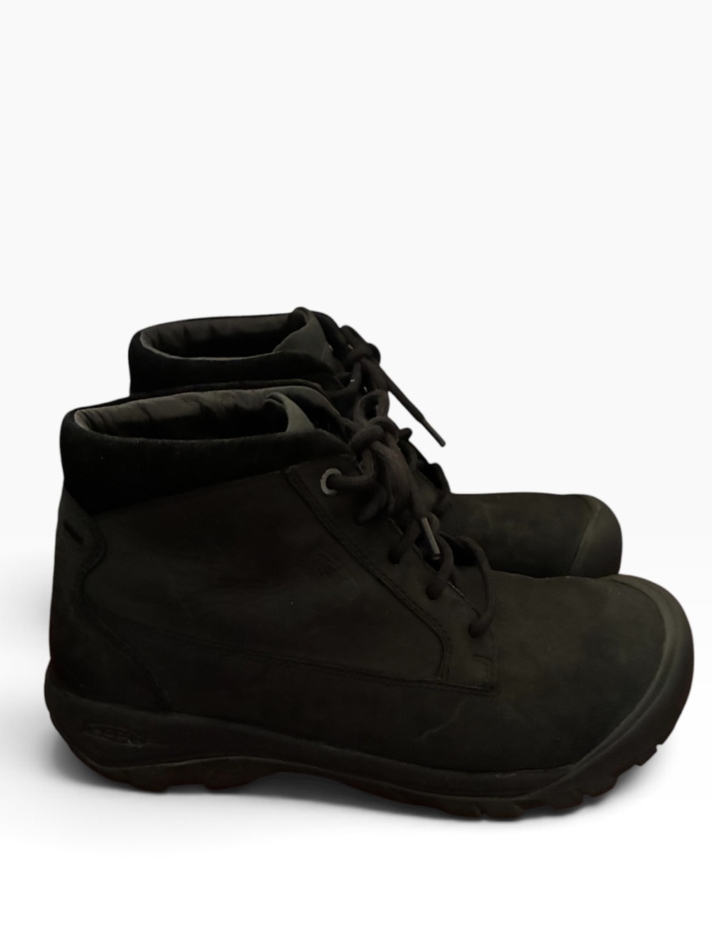 Keen Black Lace-Up Ankle Boots Woman’s Size 8